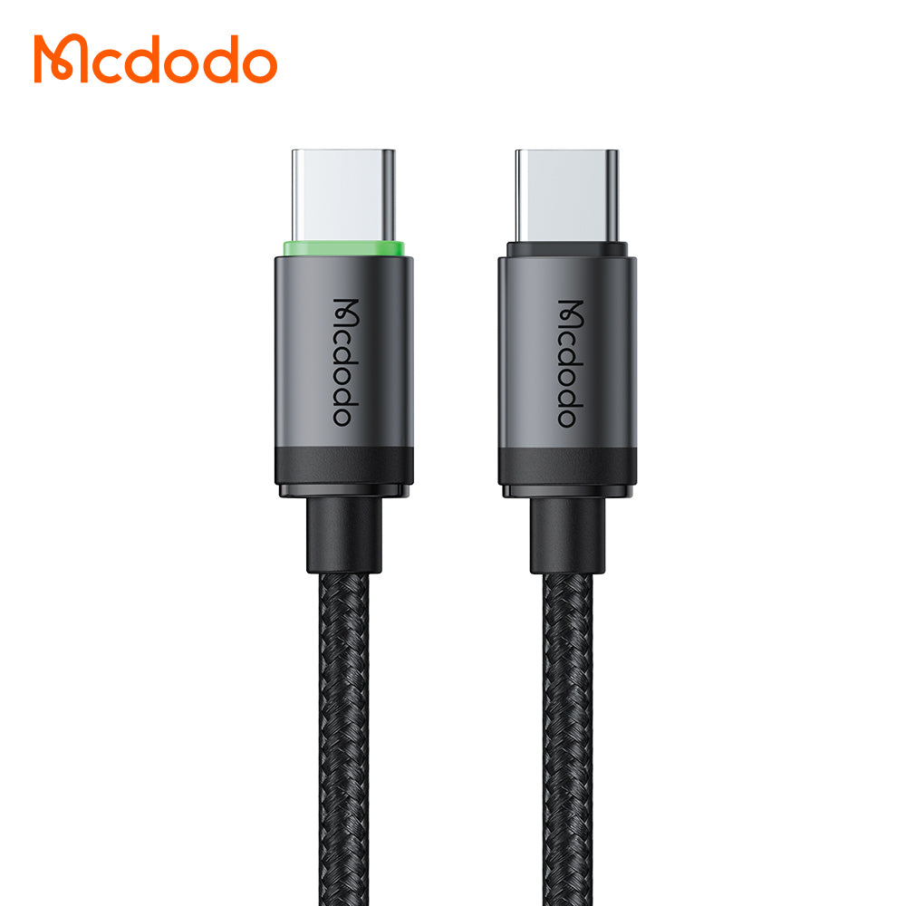 CA-4410 60W USB-C to USB-C Cable with Charging Light 1m
