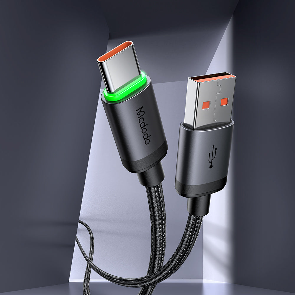 CA-3960 USB-A to USB-C Cable with Charging Light 1m