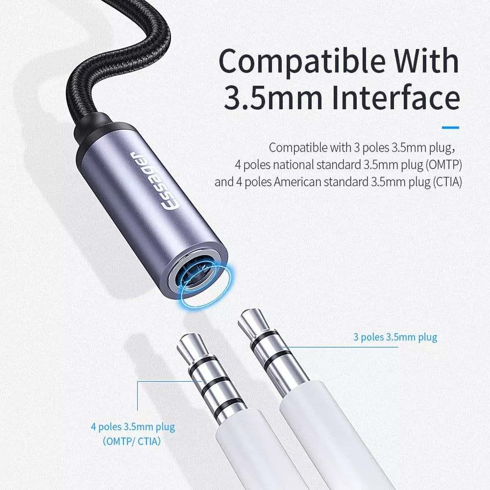 Adaptador Jack USB C | Adaptador Jack 3.5mm | 👋HiTech