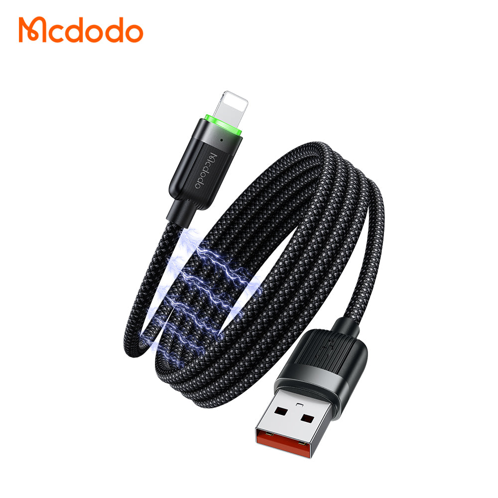 CA-5650 USB-A to USB-C 6A Magnetic Self-Winding Data Cable 1.2m