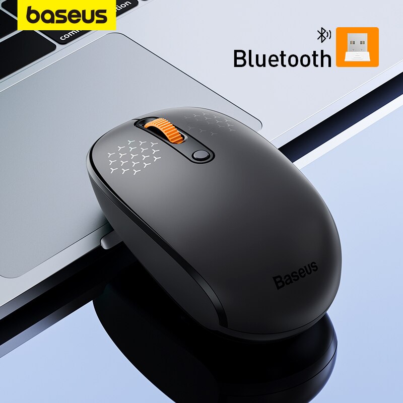 Baseus F01B Rato Bluetooth | Bluetooth USB 2.4Ghz | 👋HiTech