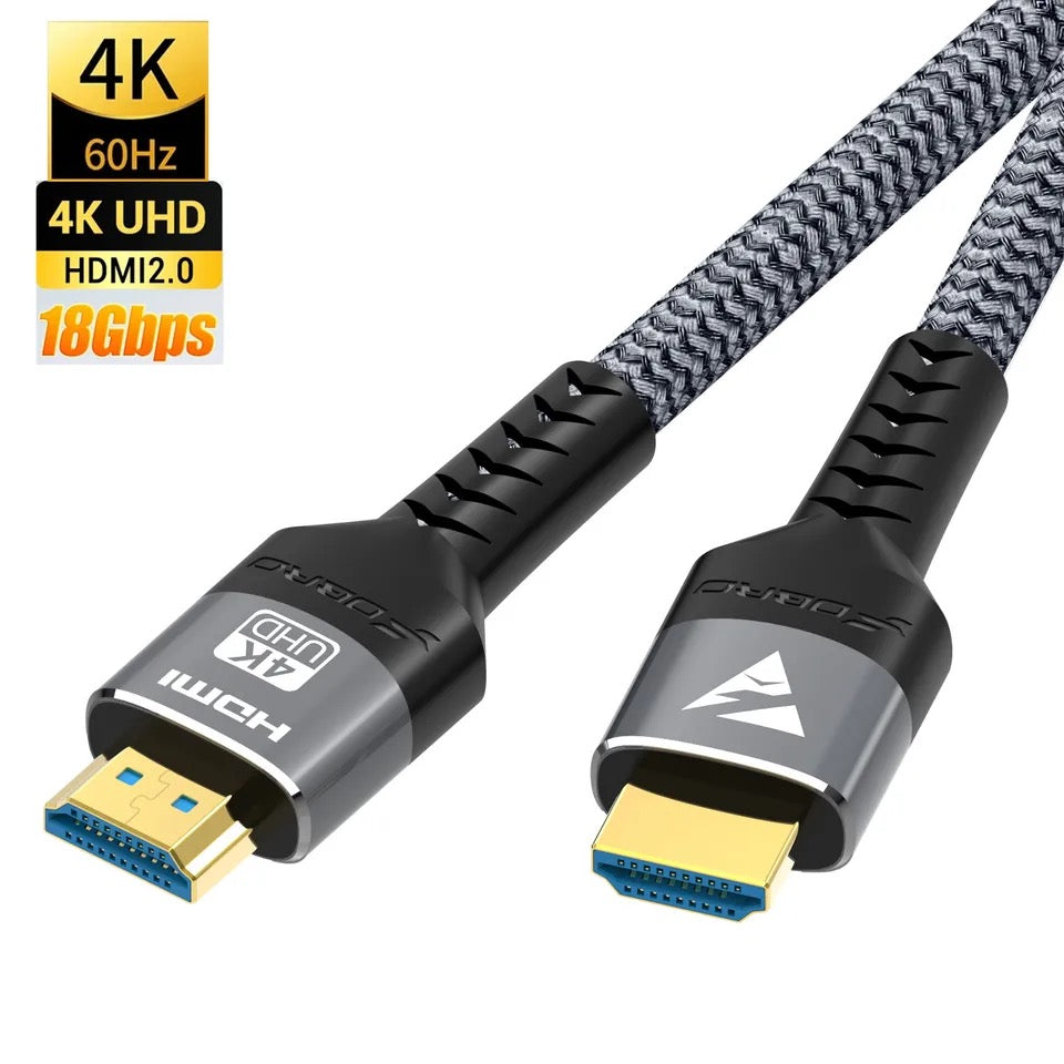 Cabo HDMI de Nylon | Cabo HDMI revestido em Nylon | 👋HiTech